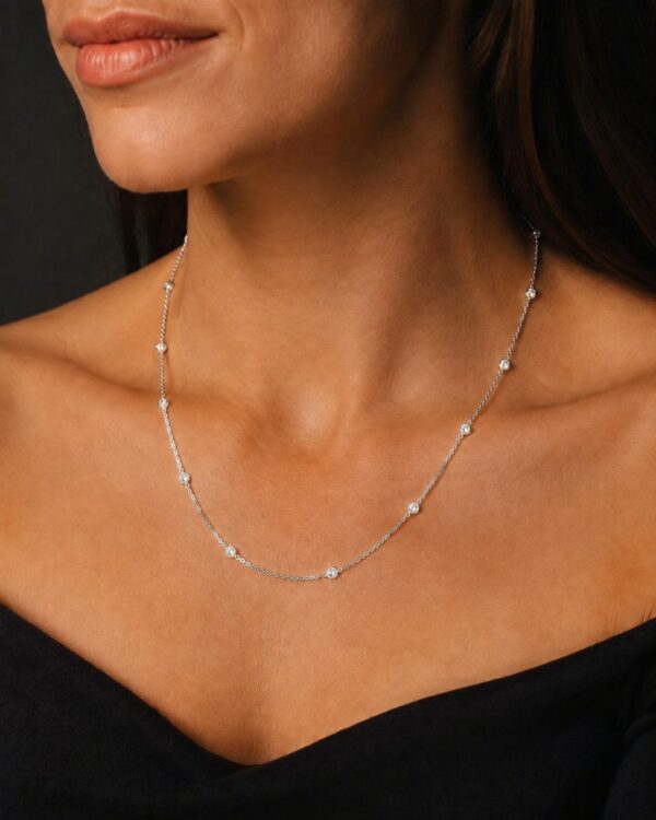 Sparkle By The Inch Necklace Silver
